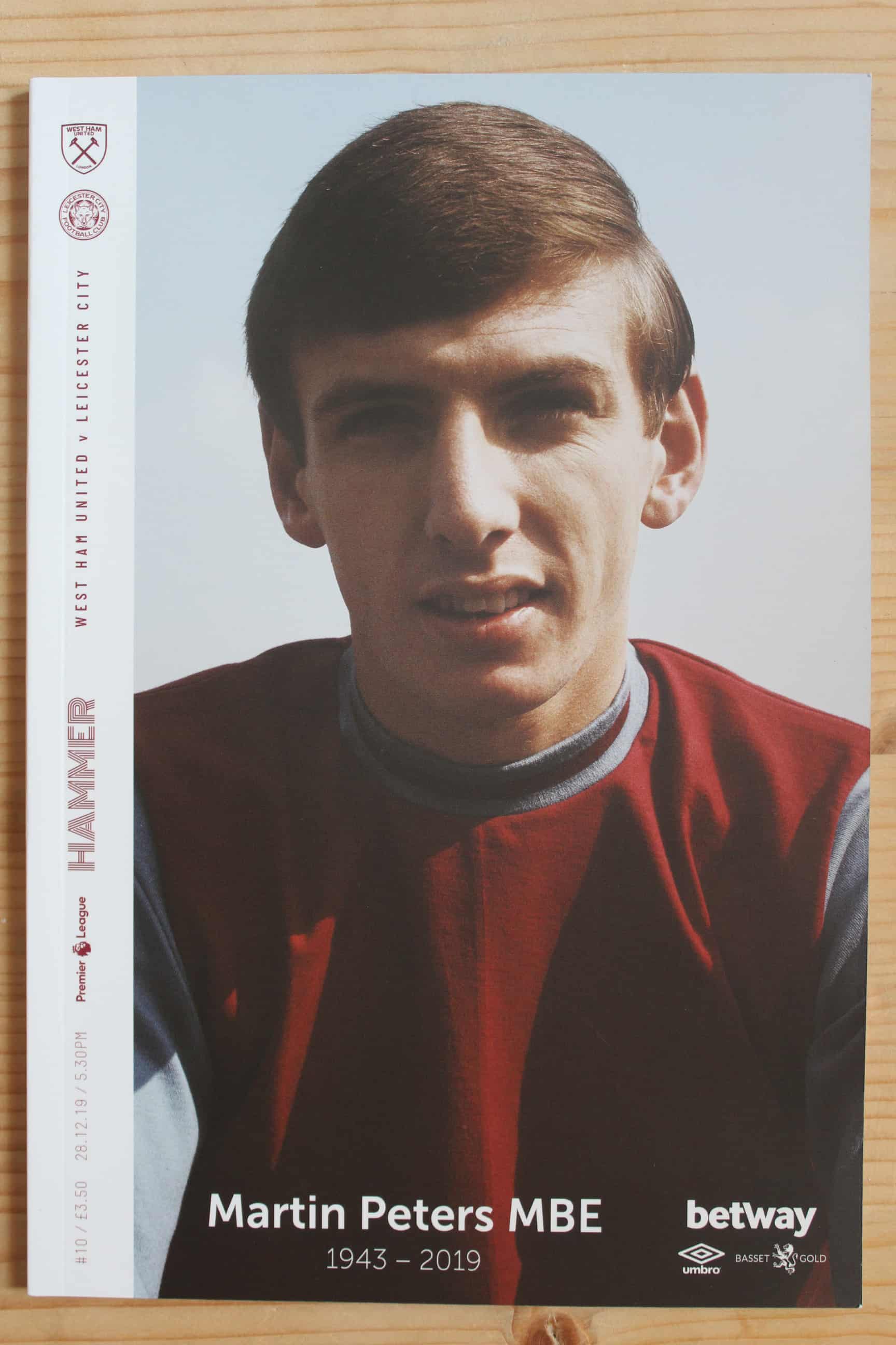 West Ham United FC v Leicester City FC
